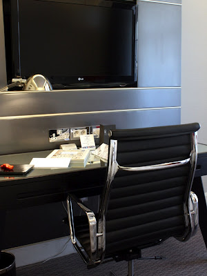 Desk at Le Meridien Piccadilly hotel in London