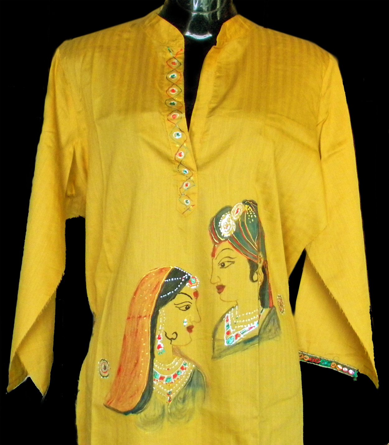 neelima creations: Unique Collection of 'Hand-Painted' Kurta.... On
