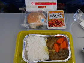 Chinese airline meal
