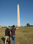 Walking towards the Air & Space Museum via the Washington Monument