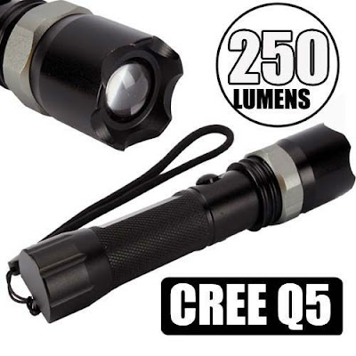 Cree Q5 adjustable focus light