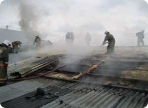 фото Пожар на "Волжском пекаре"