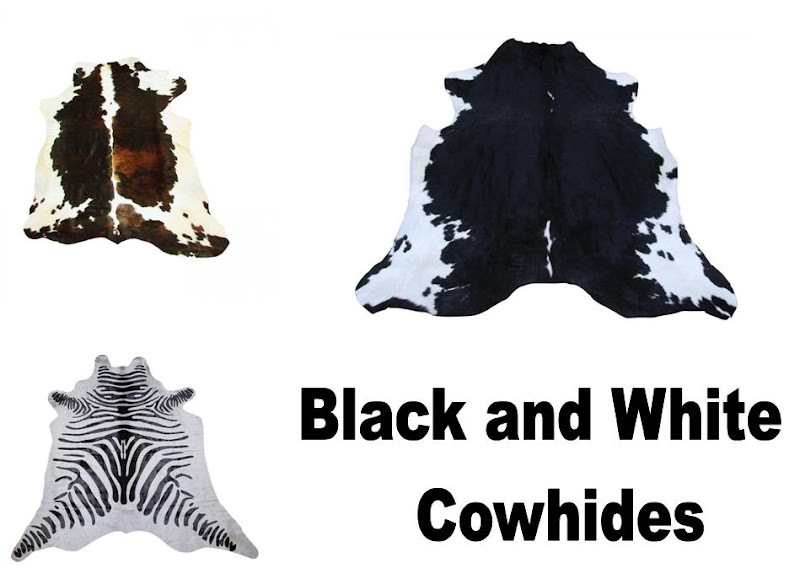 Black and White Cowhide Rugs
