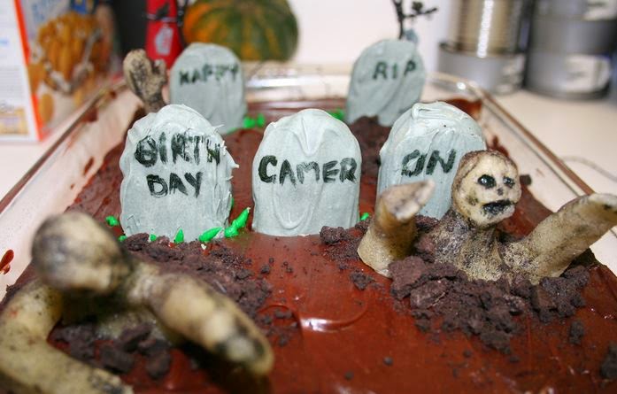 Zombie Birthday Cakes
