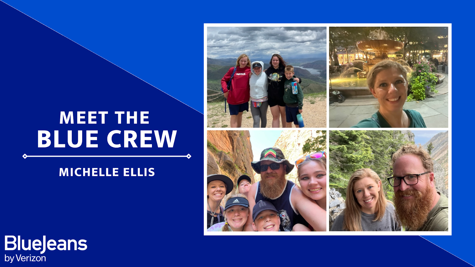 Image: Michelle Ellis and her adventurous family!