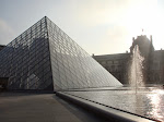 A great, shadowed portrait of the pyramid