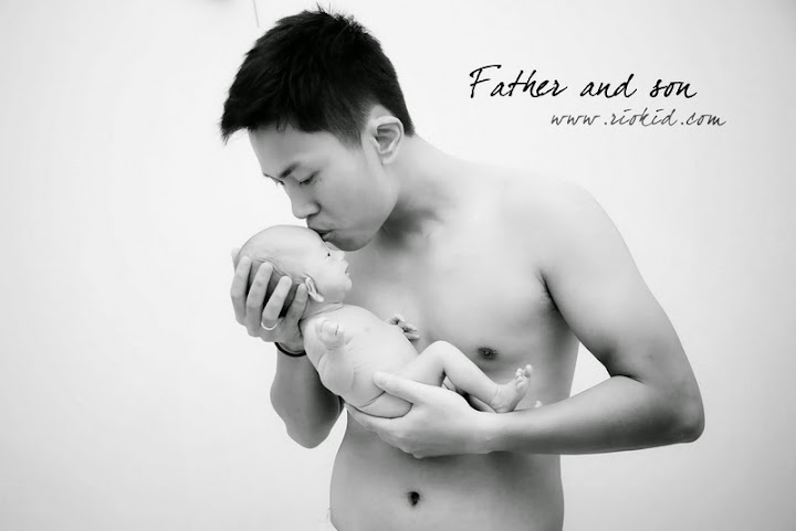 Father and Baby 16 chụp ảnh trẻ em RIOkid Studio