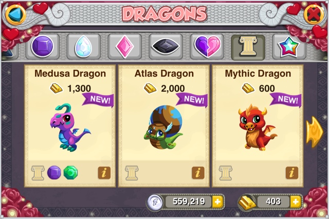 atlas dragon dragon city