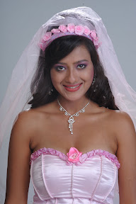  Madalasa Sharma Latest Photoshoot in Bridal Gown