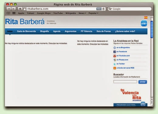 Web Rita Barberá (valencià)