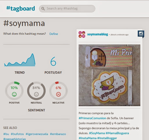 Tagboard hashtags para Instagram