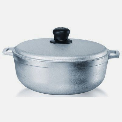  Cast Aluminum Caldero size: 26.8 qt.