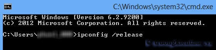 Windows 8: Xử lý lỗi Limited khi kết nối Internet