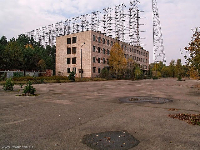 Duga-3 early warning radar near Chernobyl, Ukraine