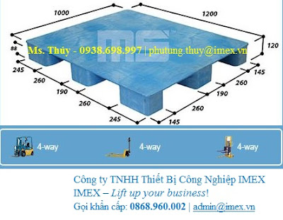 Pallet nhựa Malaysia 1200 x 1100 mm Pallet nhựa Malaysia 1200 x 1100 mm