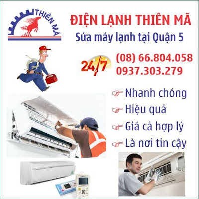 Dịch vụ sửa máy lạnh tận nhà quận 5