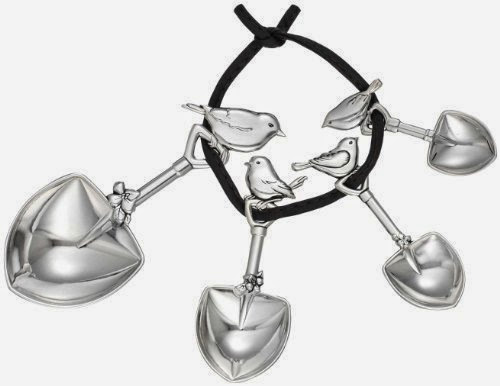 Ganz Studio 101 4-Piece Measuring Spoon, Birds