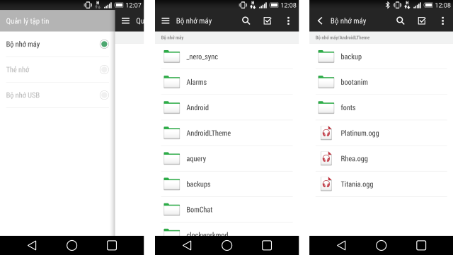 Mời tải về trình quản lý tập tin chính chủ dành cho các máy HTC chạy Android 4.3 trở lên File_Manager_HTC.