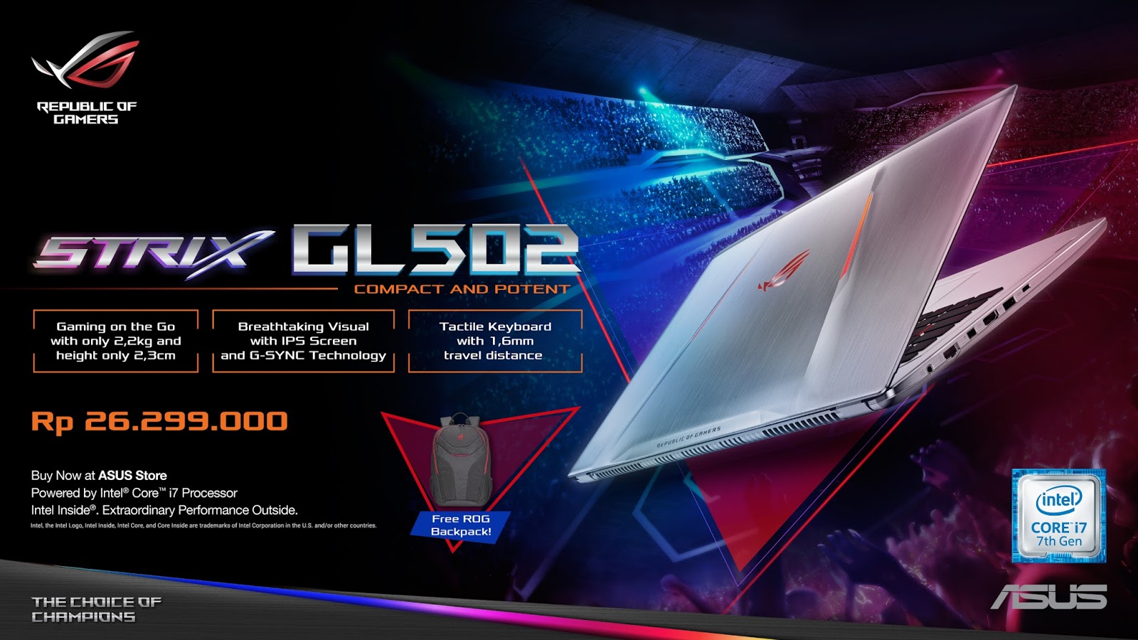 ASUS ROG STRIX GL502VM - Republic of Gamers
