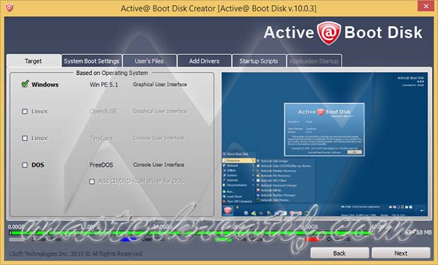 active boot disk 10.5 key