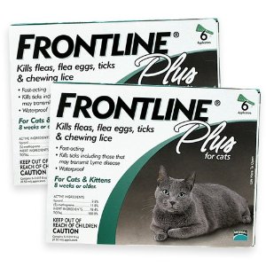  Merial Frontline Plus for Cats - 12-Pack