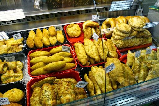 Russian supermarket fried food