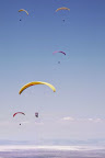 Gaggle of Paragliders over Box Canyon, Alamogordo (2 of 2)