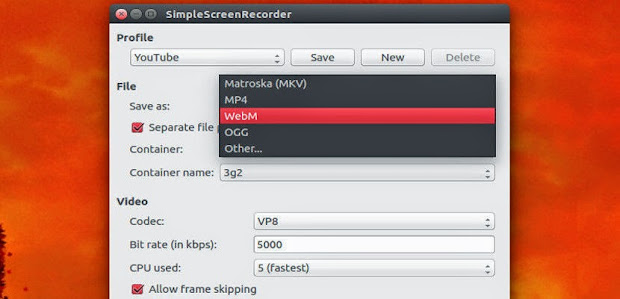 simple screen recorder Simple Screen Recorder se actualiza