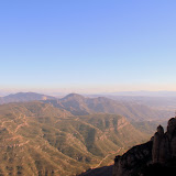 Our First View From The Top of the Aeri - Montserrat, Spain