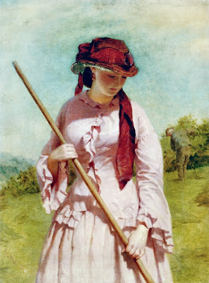 George Elgar Hicks - The Farmers Daughter