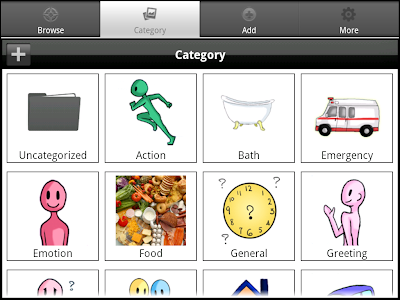 Voice4u Android Categories