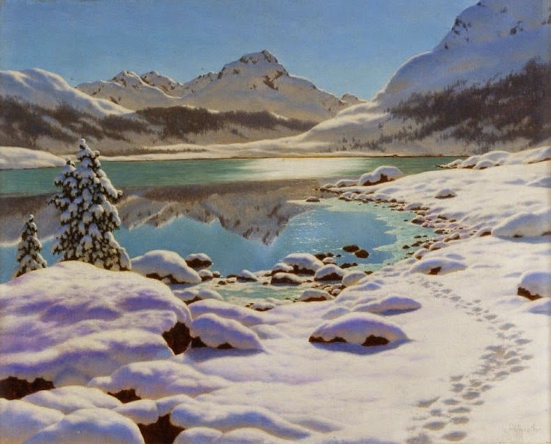 Ivan Fedorovich Choultse - Winter morning, Engadine