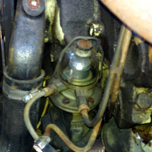 54 Merc fuel pump replacement - The Ford Barn