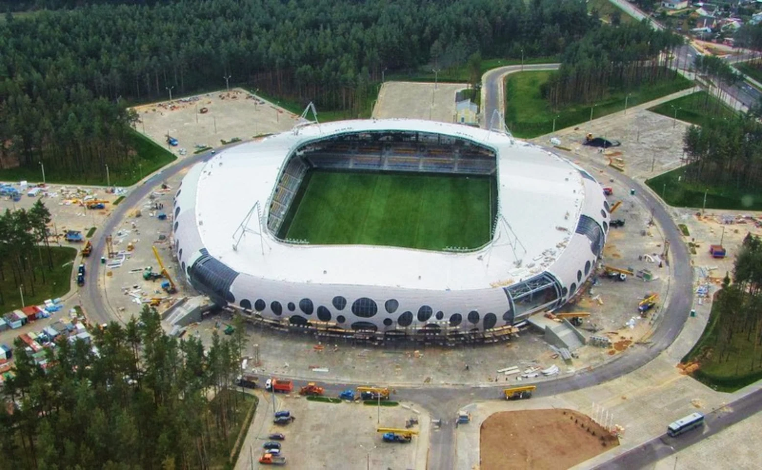 Borisov Football Stadium by OFIS Architects
