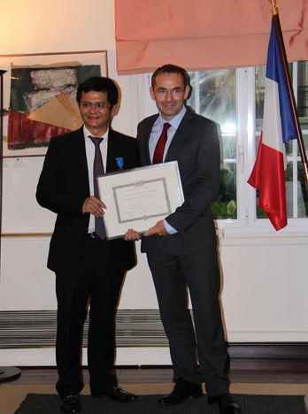 Tổng Giám đốc Trần Bình Minh được Pháp trao tặng Huân chương Quốc công