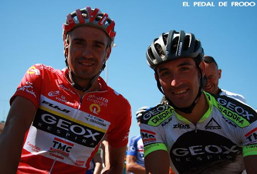 Cobo y De la Fuente en la salida de Noja, compañeros de equipo y de habitación… pero, sobre todo, ¡amigos!