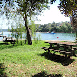 Picnic tables at Hermit Point (254222)