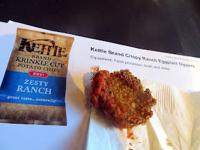 Kettle Brand Pro vs Joes Cook-Off Happy Hour, presented by Snooth, Kettle Brand Crispy Ranch Eggplant Dippers featuring Zesty Ranch potato chips