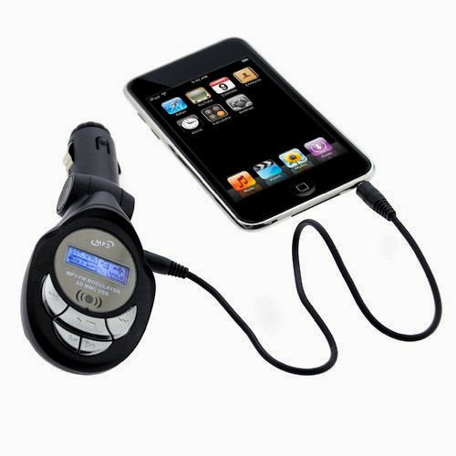  GTMax 3.5mm LED FM Transmitter with SD Slot for Creative Zen Vision:M