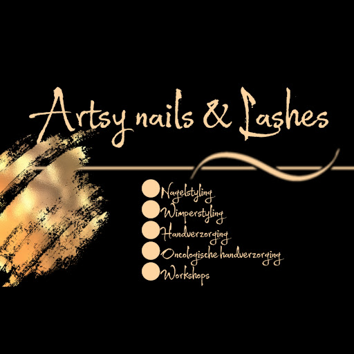 artsy nails & lashes logo