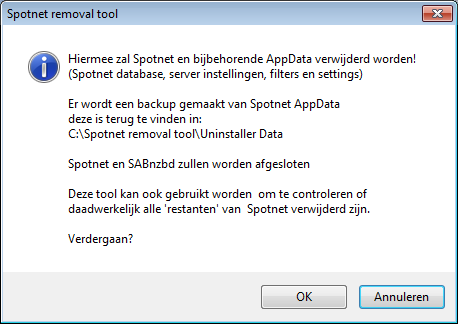 Topic about download Spotnet removal tool