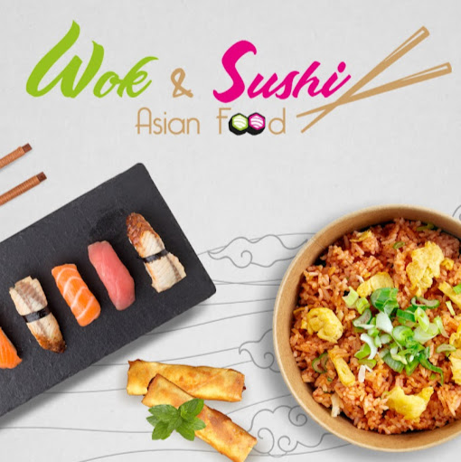 Wok & sushi logo