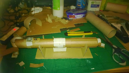 cardboard lightsaber