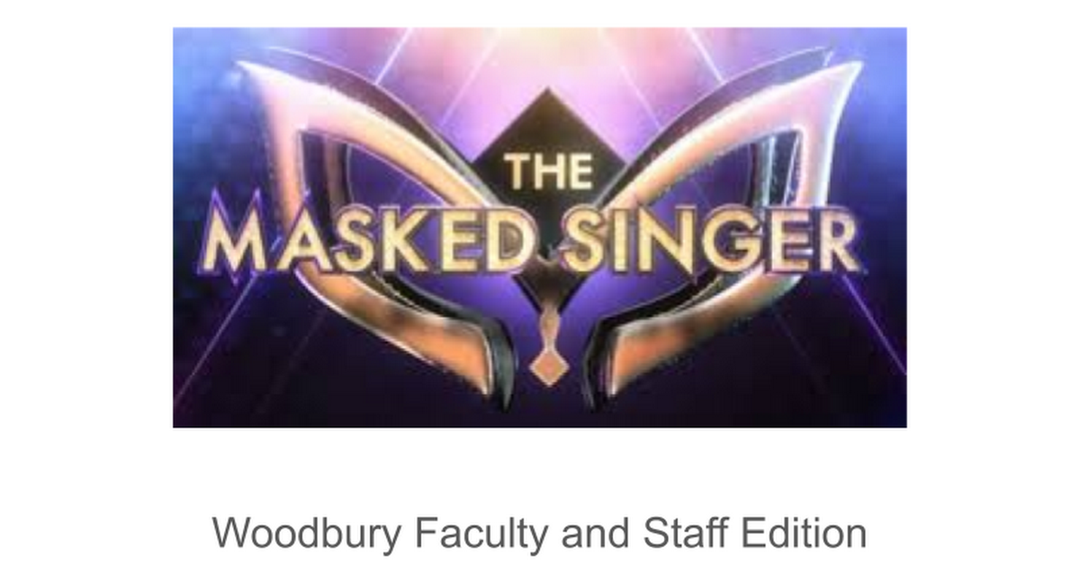 Masked Singer Faculty and Staff Winner!