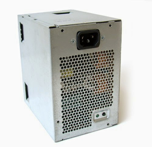 Genuine Dell Precision Workstation T3400, 400sc, 390, and 380, 525W Power Supply Does Not Include Wiring Harness, Compatible Dell Part Numbers: YY922, YN637, Compatible Model Numbers: H875E-00, H525E-00, HP-D5251A001