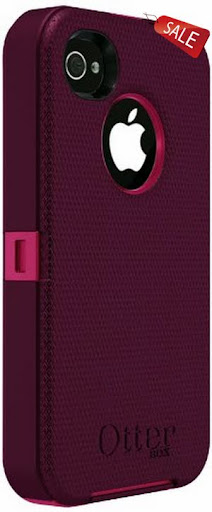 Otterbox Defender Series for iPhone 4 & 4S - 1 Pack - Retail Packaging - Peony Pink/Deep Plum