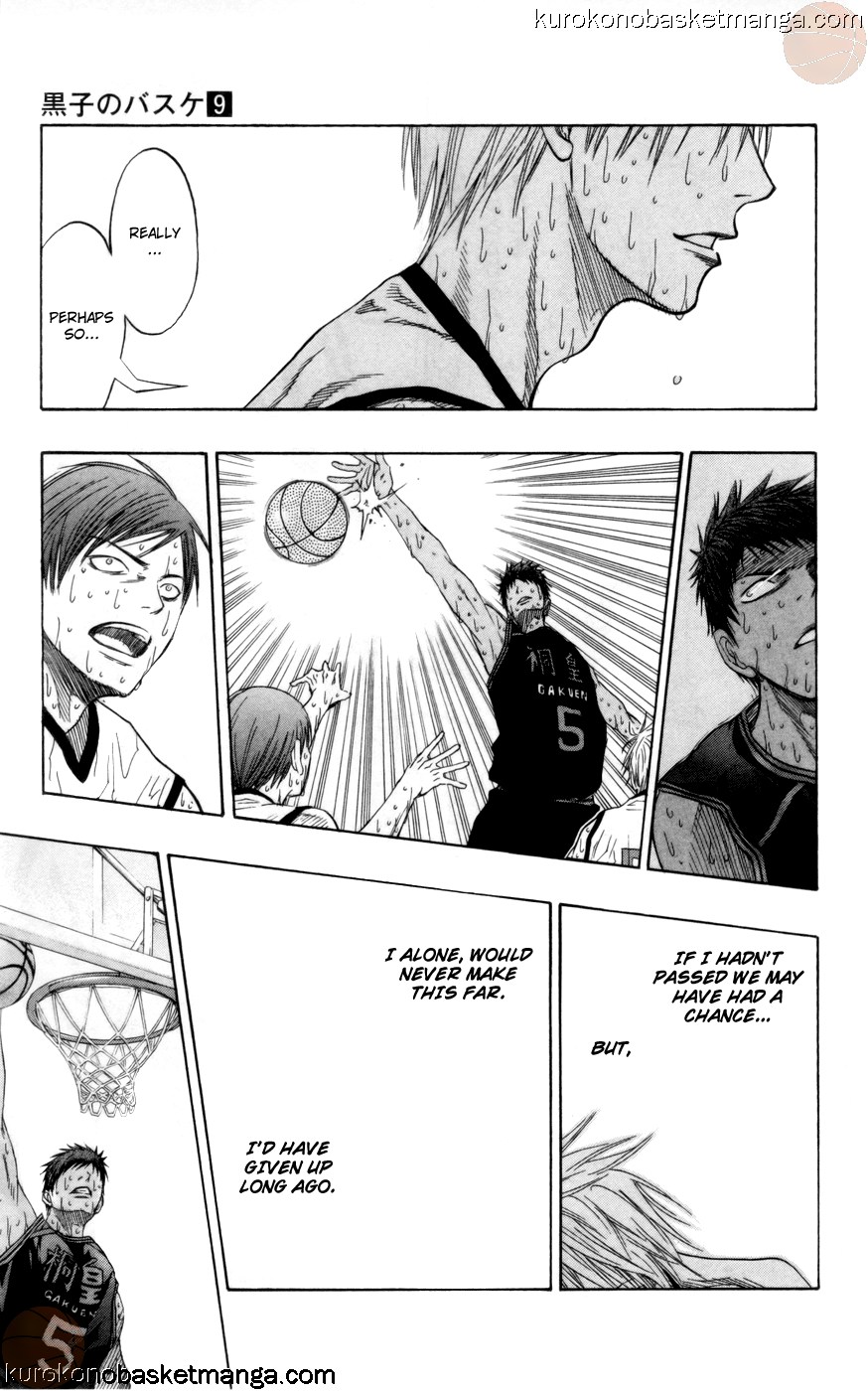 Kuroko no Basket Manga Chapter 72 - Image 17
