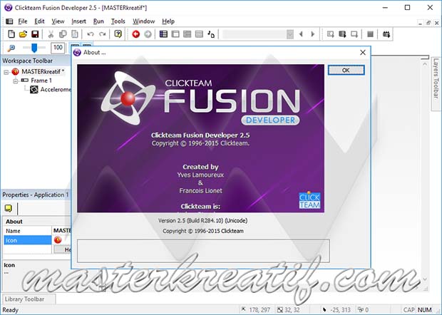 Clickteam Fusion 2.5 Developer Full Version | MASTERkreatif