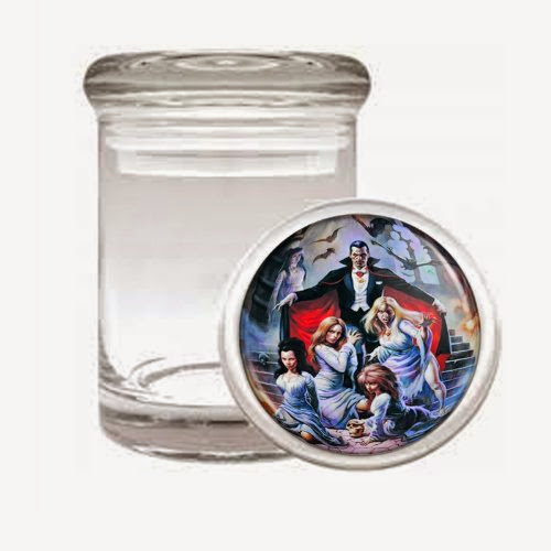  Odorless Air Tight Medical Glass Jar Dracula Design-001