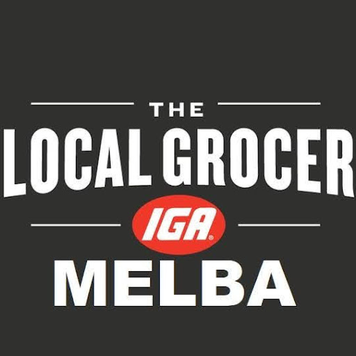 LOCAL GROCER IGA Melba logo